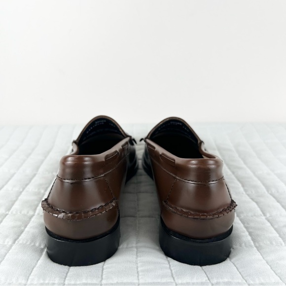 Madewell X G.H.BASS Esther Kiltie Tassel Weejuns Loafers Cognac Brown Size 7.5 - Picture 5 of 12